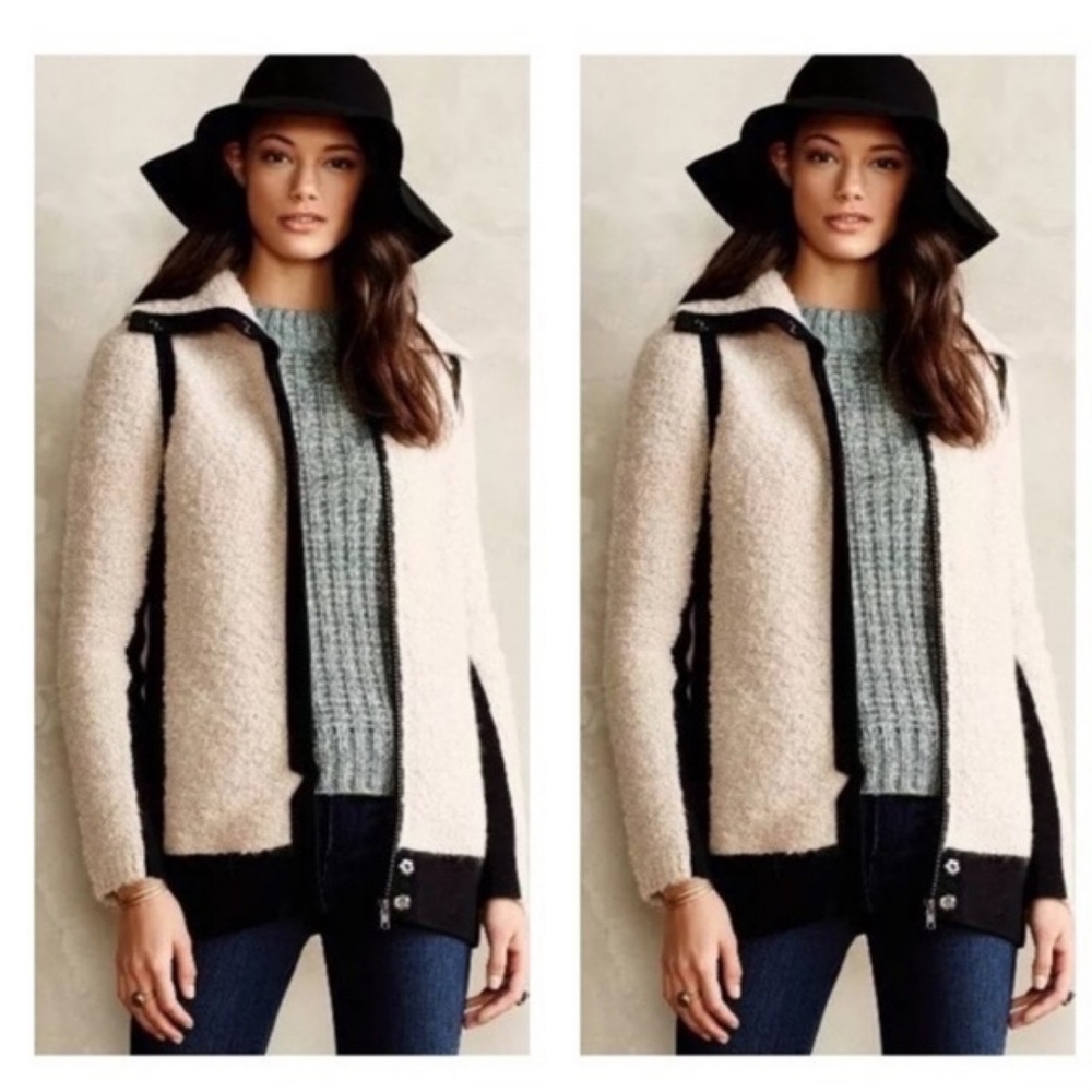 Anthropologie Sparrow Boucle Teddy coat jacket sm